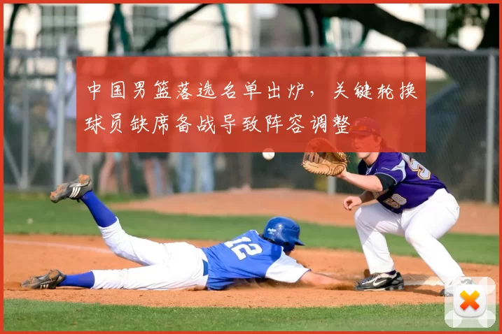 中国男篮落选名单出炉,关键轮换球员缺席备战导致阵容调整