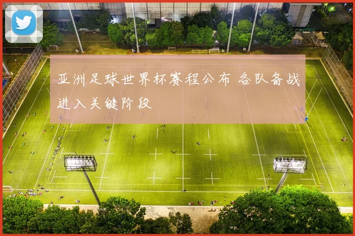 亚洲足球世界杯赛程公布 各队备战进入关键阶段